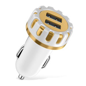 Olaf 2.1A Dual USB Port Fast Charging Car Charger For iPhone X XS Max Xiaomi Mi8 Mi9 Pocophone