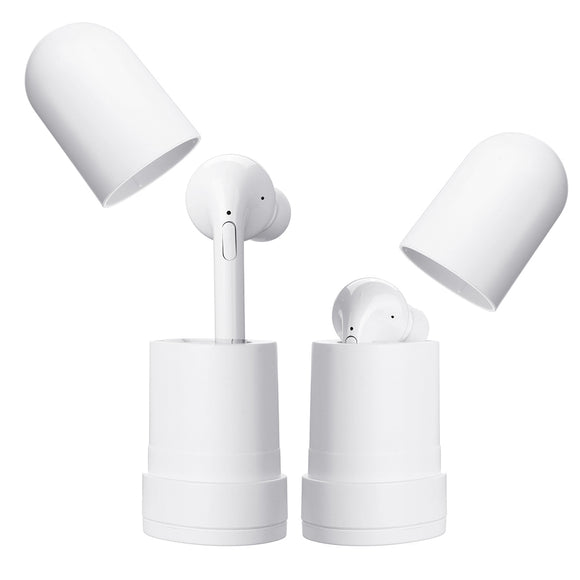 [bluetooth 5.0] HD TWS Wireless Capsule Separation Earphone Stereo Bilateral Call Headset with Charging Box