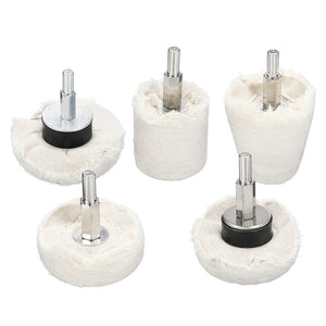 5pcs Polishing Buffing Pad Mop Wheel Drill Kit Buffing Grinder For Manifold