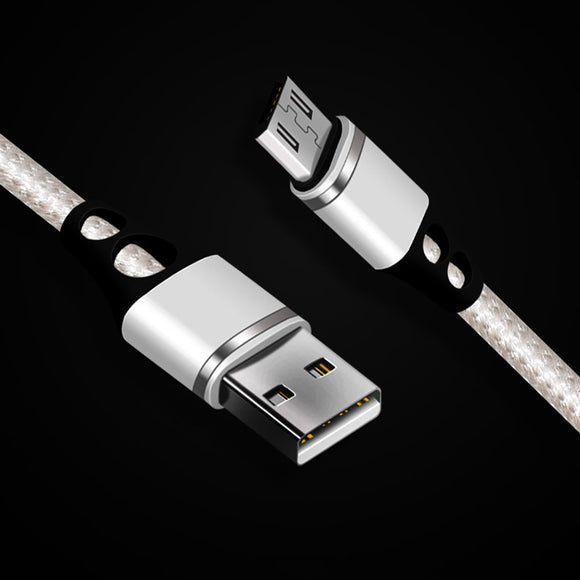 Bakeey 2.1A Micro USB Nylon Weave Fast Charging Data Cable For Redmi Xiaomi HUAWEI