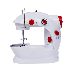 Mini Desktop Auto Winding Electric Sewing Machine Household Double Stitch Sewing with LED Light