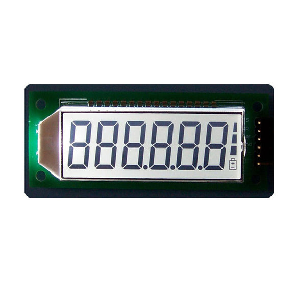 3pcs White 6 Digit 7 Segment Digital 5V LCD Module Display Screen Board Build-in HT1621 Controller With Backlight