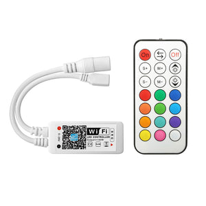 ARILUX SL-LC 09 Super Mini LED WIFI APP Controller + RF Remote Control For RGB LED Strip DC9-28V