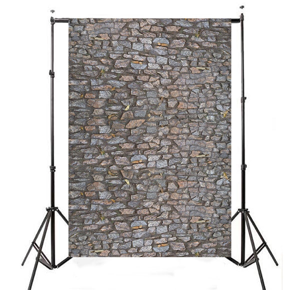 3x5FT Grey Brick Wall Background Photography Backdrop Studio Prop Background