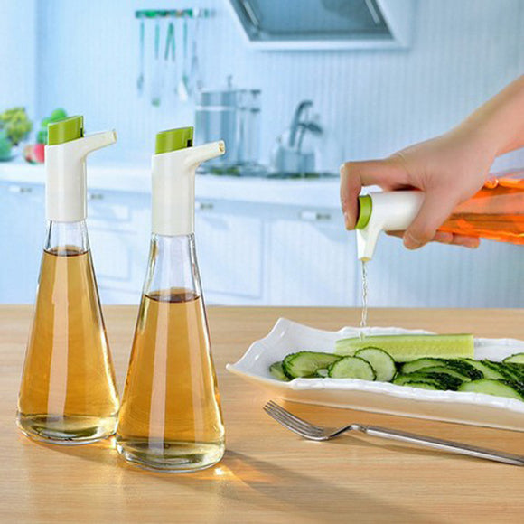 Creative Swan Shape Controllable Oiler Glass Soy Sauce Seasoning Bottle Kitchen Storage