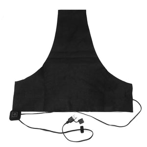 USB Electric Heating Pads Cloth Thermal Vest Motorcycle Winter Warmer Gear Temperature Adjustment