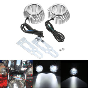 DC 12-80V Bright Fog Spot Head Light LED Lamp Bulb Motorcycle White Universal