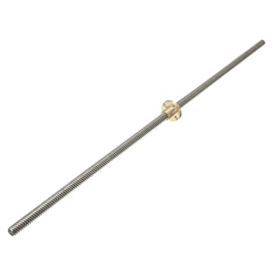 400mm Lead Screw Brass Nut ACME 8mm Screw Pitch Lead Screw