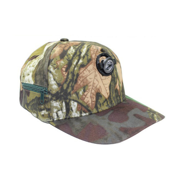 Outdooors Night Fishing Cap With Head Light Camouflage Camping Fishing Hunting Headlamp Light Hat