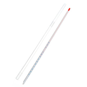 12 -30 to 100 Celsius Degree Glass Thermometer Red Spirit Liquid Total Immersion Laboratory"