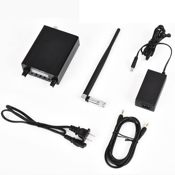 CZERF CZE-05B 0.5w MINI Audio Amplifier FM Transmitter 76-108MHz Stereo PLL LCD Color Black