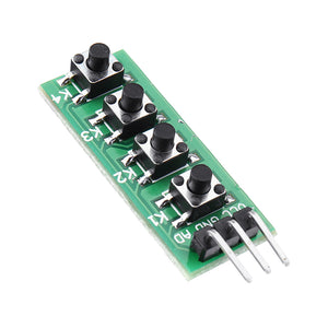 Keypad 4 Button Key Module Switch Keyboard For UNO MEGA2560 Breadboard