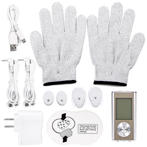 TENS Unit Professional Digital Palm Device Best Pain Relief Machine Devices Muscle Pain Massage Electric Massager Pulse Therapy