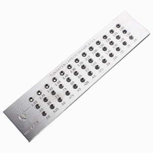 39 Holes 0.26-2.80mm Tungsten Carbide Wire Drawplate for Jewelry Making Round