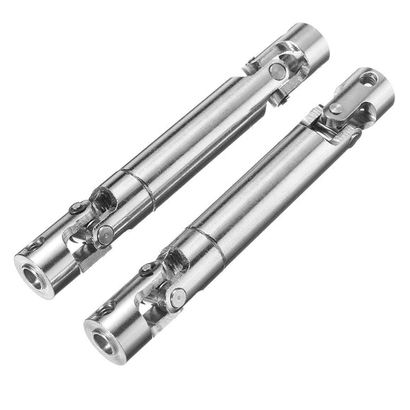 2pcs 90-115mm Stainless Steel Universal Drive Shaft for Buggy Truck Truggy D90 SCX10