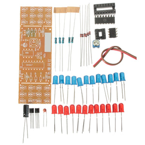 5pcs DIY Two-color LED Flashlight Electronic Kit Circuit Board