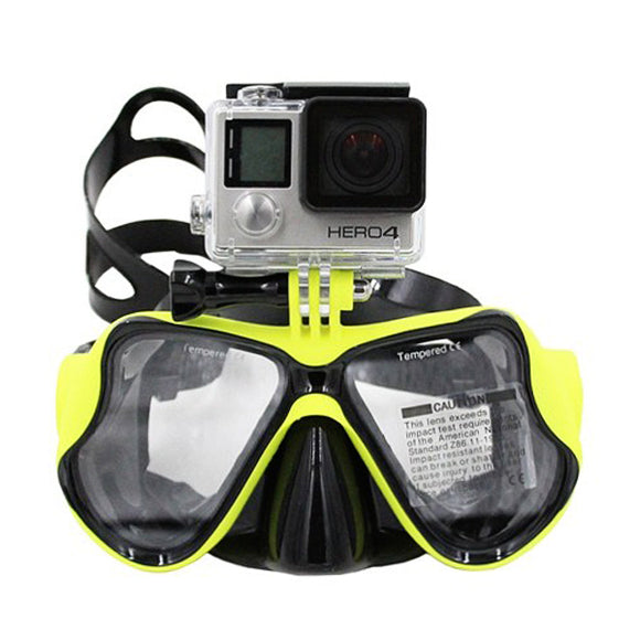 Diving Mask Diving Equipment Swimming Eyewear for GoPro HERO4 /3+ /3 /2 /1 Xiaomi Yi SJ4000