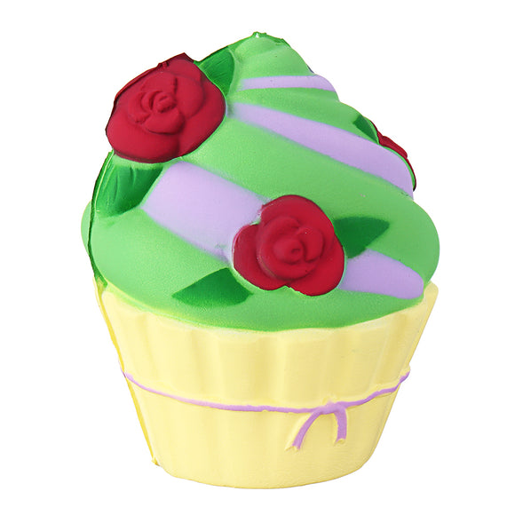 Cupcake Squishy Muti-color Ice Cream 10.2CM Slow Rising Rebound Toys With Packaging Gift Decor