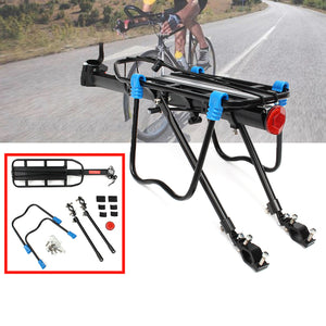 BIKIGHT Bike Cargo Rack Disassembly Rack Rear Shelf Seat Max Load 75kg Bike Bicycle Cycling Motorcycle