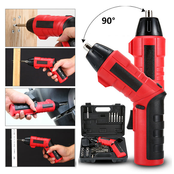 AUGIENB 45 IN 1 Cordless Electric Screwdriver Tool Drill Rechargeable Driver Set