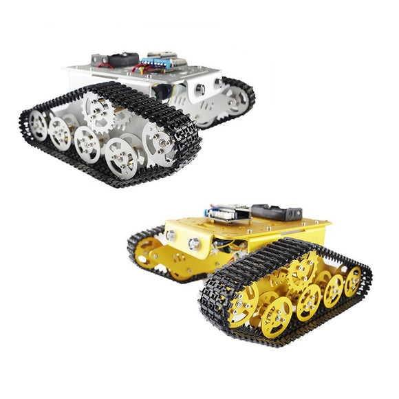 Geekcreit T300 NodeMCU Aluminum Alloy Metal Tank Track Caterpillar Chassis Smart Car DIY Kit