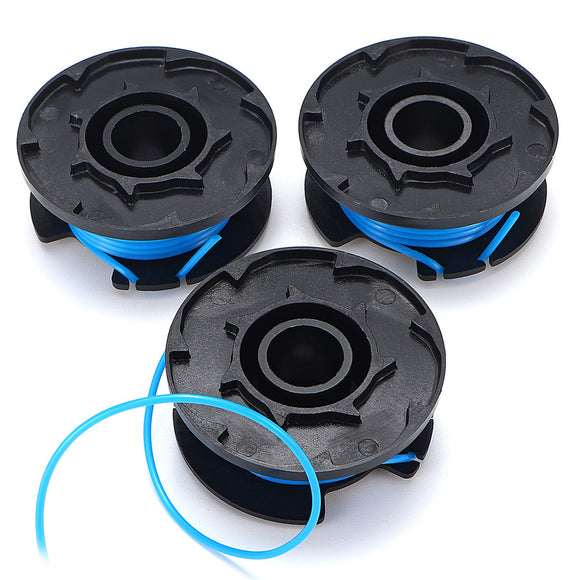 3pcs Lawnmower Line String Trimmer Replacement Spool 0.065 Inch For Ryobi One And AC14RL3A