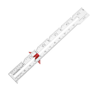 15cm Metal Sewing Measuring Gauge Ruler Quilting Measurement for Sewing Crafts