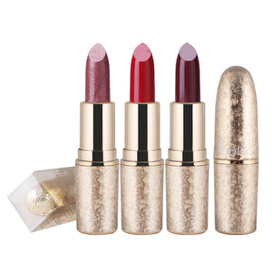 QIC Metallic Matte Lipstick Moisturizer Smooth Lips Stick Charming Cosmetic Long Lasting