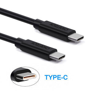 CHOETECH 2.4A USB 3.1 Type-C Male to Type-C Male 2M/6.6FT Date Charging Cable