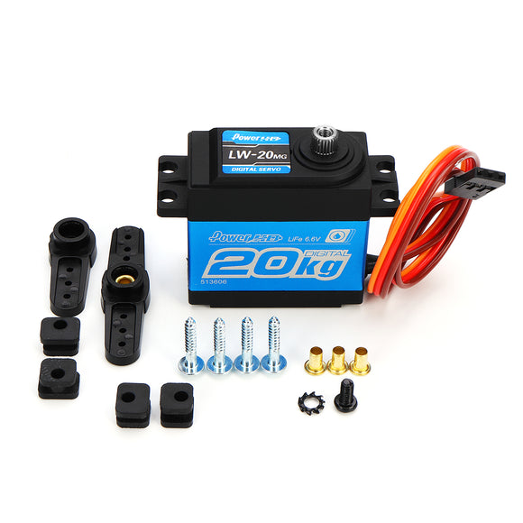 Power HD LW-20MG Waterproof High-Torque Metal Teeth Digital Servo For Smart Robot Car & Robot