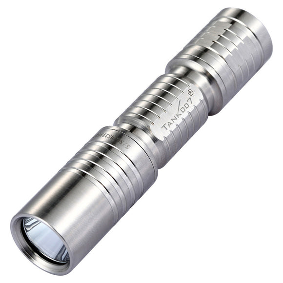 TANK007 E3 2Modes Waterproof LED Flashlight Outdoor Portable Flashlight AA/14500 Battery Led Torch