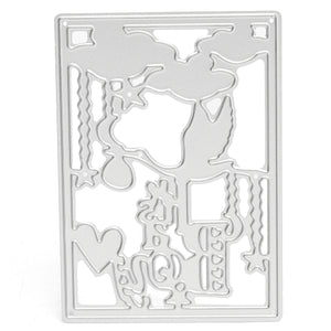 Cloud Heart Metal Scrapbook Photo Album Paper Work DIY Cutting Dies