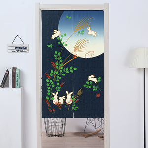 85 x 150cm/33.5'' x 59 Japanese Artistic Polyester Fiber Doorway Curtains Kitchen Decorations"