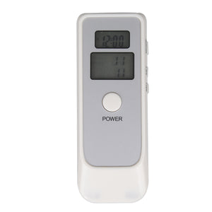 Dual Digital Alcohol Breath Tester Breathalyzer with LCD Clock