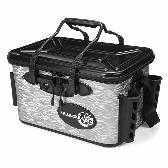 28L Waterproof Fishing Live Bait Cooler Insulated Dry Box Foldable