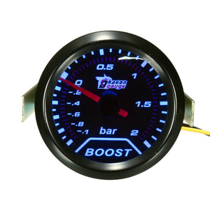 2inch 52mm Universal Car Auto LED Turbo Boost Vacuum Press Gauge Meter Bar Pointer