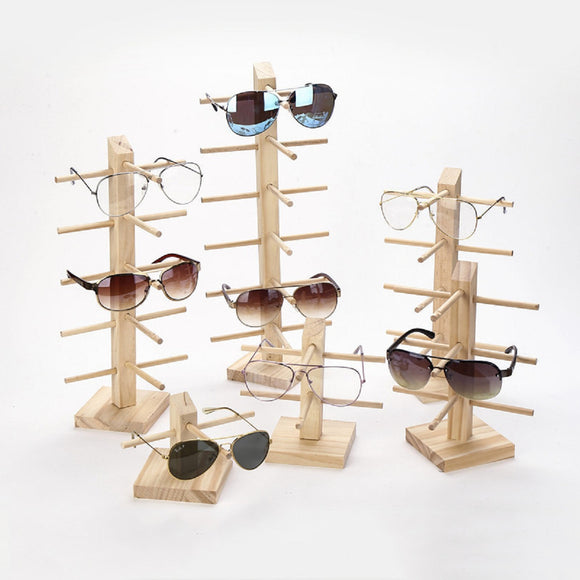 Solid Wood Glasses Show Frame Glasses Store Receives Rack Display Decoration Projects Sunglasses Support Glasses Rack Jewelry Display Stand