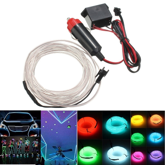 300cm EL Neon Light Effect Light Cable Cord Wire 12V Inverter