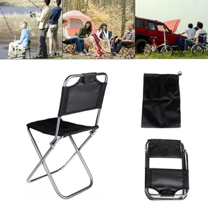 Outdoor Portable Chair Lightweight Folding Chairs Camping Hiking Fishing Picnic BBQ Stool