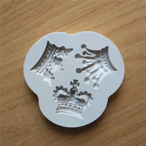 Silicone Crown Shaped Baking Mold Fondant Cake Tool Chocolate Candy Cookies Pastry Soap Mould