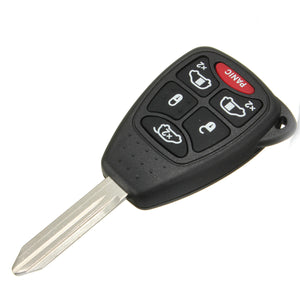 6 Button Remote Head Key Keyless Entry Clicker Combo Transmitter