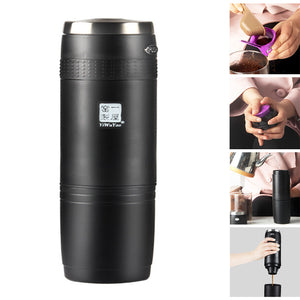 240ML Outdoor Coffee Machine Mini Portable Electric Hand Punch Coffee Pot