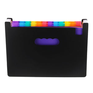 New 24 Pockets Expanding File Folder Portable Accordion File Folder A4 Expandable Business File Folder