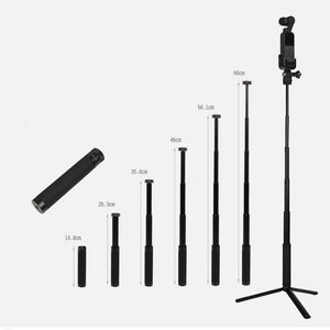 Sunnylife Tripod & Extension Rod Stick & 1/4 180 Degree Multiple Adapter Mount Accessories For GoPrO DJI OSMO Pocket Gimbal