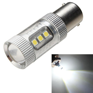 1156 BA15S 3030 16SMD LED Car White Turning Reverse Brake Light Bulb DC 10-30V