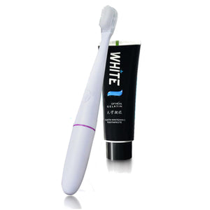 IPX6 Electric Toothbrush with Toothpaste Gel Teeth Whitening Cleaning Brush Oral Tools Care