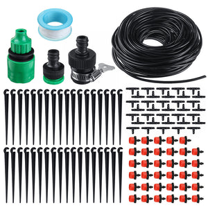 109PCS DIY Micro Drip Irrigation System Garden Flower Watering Tools