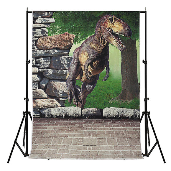 3x5FT 5x7FT 3D Effect Dinosaur Photography Backdrop Studio Prop Background