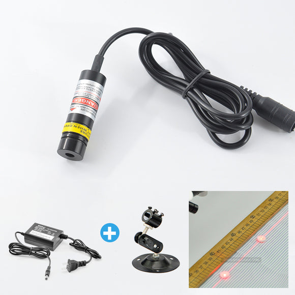 MTOLASER 10mW 650nm Red Line Laser Module Generator Variable Focus Industrial Marking Position Alignment