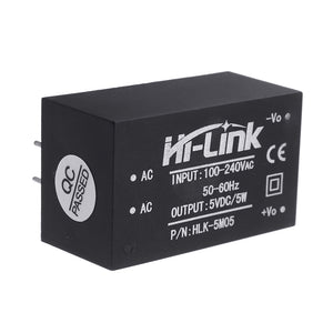 HLK-5M05 AC 100-240V to DC 5V 5W AC-DC Low Ripple Switching Power Supply Module Power Step Down Buck Regulator